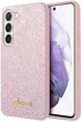 Etui plecki Guess Glitter Script do Samsung Galaxy S24+ Pink (GUHCS24MHGGSHP) - obraz 1