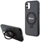 Etui plecki Guess Ring Stand Script Glitter MagSafe do Apple iPhone 11 Black (GUHMN61HRSGSK) - obraz 1