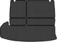 EVA коврик EVAtech в багажник автомобиля для Highlander (XU50) 7 seats Restyling Toyota 2016-2019 3 поколения SUV USA Сота Черная Черный кант (TY13449BE5SBB) - изображение 1