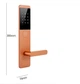 Умный замок Qleung S816 Rose Gold - изображение 4