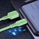 Кабель USB Lightning ColorWay CW-CBUL042-GR 2,4A 1м зелений - зображення 4