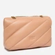 Torebka crossbody damska ze skóry naturalnej z łańcuszkiem Pinko Love Puff Classic 100038A0F2 C79Q Różowa (800070347458) - obraz 2