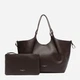 Сумка шопер жіноча з натуральної шкіри Gianni Chiarini Dua BS 9720 RNGDBL 14064 Темно-коричнева (800070345743) - зображення 4