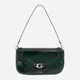Сумка багет жіноча зі штучної шкіри середня Guess Dea HWTG7993200 FOR Темно-зелена (800070344419) - зображення 1