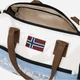 Спортивна сумка тканинна Napapijri H-Equator NP0A891TMQW1 Біла (800070348541) - зображення 8