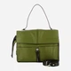 Сумка крос-боді через плече жіноча з натуральної шкіри середня Rebelle Clio Satchel REB0001P0001 0137 Зелена (800070349411) - зображення 4