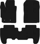EVA килимки EVAtech в салон авто для Yaris (II) (XP9) 3-doors Toyota 2005-2012 2 покоління Htb EU Крапля Чорна Чорний кант (TY33801Z3TL2KBB) - зображення 1