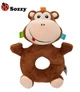 Игрушка шуршалка SOZZY, яркая, шуршит, прорезыватель для детей 0-3г Обезьянка Обезьяна Коричневая - изображение 1