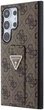 Etui plecki Guess 4G Triangle Strass do Samsung Galaxy S24 Ultra Brown (GUHCS24LPGS4TDW) - obraz 2
