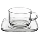 Zestaw filiżanek Lav szklany ze spodkami 250 ml 6 szt (8692952265082) - obraz 4