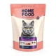 Сухий корм HOME FOOD For British and Scottish breeds для дорослих котів британських та шотландських порід з індичкою та качкою, 400 г - зображення 1