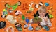 Большое яйцо-сюрприз для мальчиков Danko Toys Dino WOW с 16 игрушками оранжевый (укр) DWB-01-01U - изображение 6
