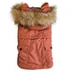 Зимнее пальто для собак со съемным капюшоном Semic Dog Coat Hood Nobby Терракотовый 23 см - изображение 2