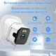 Оконная камера видеонаблюдения 2K QHD Wi-Fi 2.4/5GHz с ночным видением, микрофоном, динамиком и датчиком движения - изображение 3