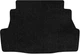 Ворсовый коврик EVAtech Standard в багажник авто для Nissan Almera Classic (B10) MT 2006-2013 1 поколение Sedan EU черный кант (NS34654B1VEB) - изображение 1