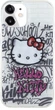 Etui plecki Kitty IML Kitty On Bricks Graffiti do Apple iPhone 15 / 14 / 13 White (HKHCP15SHDGPHT) - obraz 2