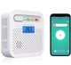 Профессиональный Дистанционный WIFI Датчик Детектор угарного газа Дыма оповещатель Сигнализатор высокого уровня CO Высокоточный с оповещением в приложение Tuya SmartLife на смартфон Удаленно через интернет Аккумулятор на 10 лет работы - изображение 1