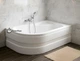 Душевой поддон Shower Ferisya 120x80х45 см ассиметричный правосторонний глубокий сьемная передняя пранель - изображение 1