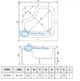 Душевая кабина 90x90х205 см Shower Saturn квадратная на глубоком поддоне матовое стекло 6 мм - изображение 7
