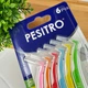 Набор межзубных угловых ершиков Pesitro L-Type MIX (от 0,6 до 1,6 мм), 6 шт - изображение 2