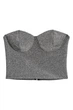 Топ H&M сріблястий LQFLP986 XL - изображение 2