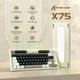 Механічна бездротова (Bluetooth + 2,4G) клавіатура з HOT SWAP Attack SHARK X75, Металевий корпус, RGB, Win/Mac OS, УКР/АНГЛ, СІРА/GREY (X75G10) - изображение 3