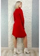 Сукня А-силуету з високим коміром Sweet lady червоний L-XL 23-89038 - изображение 6