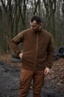 Ветрозащитная флисовая кофта Militex Windblock Tactical mod. 6 Койот с 4 карманами (L) - изображение 10