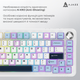 Клавіатура Ajazz AK820 Max Plus Day Dream Switch White (AK820MAX-DD-BWD) 316556 - зображення 5