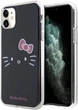 Etui plecki Hello Kitty IML Kitty Face do Apple iPhone 11 Black (HKHCN61HKHLK) - obraz 1