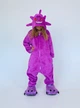Кігурумі Дитяча піжама Kigurumi Покемон Генгар Pokemon Gengar фіолетовий 130-145 см. (1098/2) - зображення 3