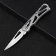 Карманный нож с карабином KnifeKeyRing, серебристый - изображение 2