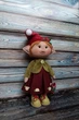 Текстильная кукла девочка эльф ручной работы ростом 30 см - изображение 8