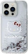Etui plecki Hello Kitty Liquid Glitter Charms Kitty Head do Apple iPhone 14 Pro Silver (HKHCP14LLIKHET) - obraz 2