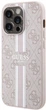 Панель Guess 4G Printed Stripes MagSafe для Apple iPhone 15 Pro Pink (3666339203504) - зображення 2