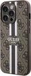 Etui plecki Guess 4G Printed Stripes MagSafe do Apple iPhone 15 Pro Brown (3666339203467) - obraz 2