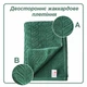 Набор 2 жаккардовых полотенца Lovely Svi для ванной, гостиниц, СПА, на подарок, 70 х 140 см Milano зеленый - изображение 5