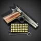 Пістолет сигнальний Bruni 96 cal.9 PAK + 50 холостих набоїв, стартовий Colt 1911 - изображение 1