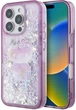 Etui plecki Hello Kitty Liquid Glitter 50TH Anniversary Party do Apple iPhone 16 Pro Max Purple (HKHCP16XL50PPU) - obraz 1