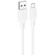 Кабель зарядки BOROFONE BX115 USB to MicroUSB (2.4А) (1M) для пристроїв Білий - изображение 1