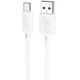 Кабель зарядки HOCO X88 (60W) (3А) (2M) USB - Type-C для синхронізації для телефону Білий - изображение 1