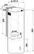 Витяжка Fabiano Cylindra 35 Silent Black 8105.402.1644 - изображение 3