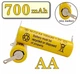 Акумулятор NI-Cd AA 700 mAh 1.2V під пайку (1 штука) - изображение 1