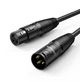 Аудіокабель UGREEN AV130 Cannon Male to Female Microphone Extension Audio Cable 5m Black - изображение 1