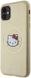 Панель Hello Kitty Leather Kitty Head MagSafe для Apple iPhone 13 Pro Gold (HKHMP13LPGHCKD) - зображення 2