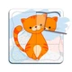 Пазл-рамка Vladi Toys Котенок 6 элементов VT2903-05 - изображение 2