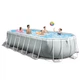 Басейн каркасний овальний 18в1 INTEX 26798, 610 x 305 x 122 см, сірий - зображення 2