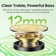 Беспроводные наушники TWS UGREEN HiTune T3C, вакуумные, с микрофоном, Bluetooth 5.4, защита от влаги, активное шумоподавление, белые (LKMTR_885560) - изображение 6