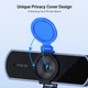 Веб-камера Ugreen CM717 2K webcam USB-A автофокус Grey (25442) - изображение 5