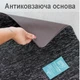 Дверной коврик с петлевой щетиной 45 x 75 для внутреннего и наружного входа - Серый - изображение 4